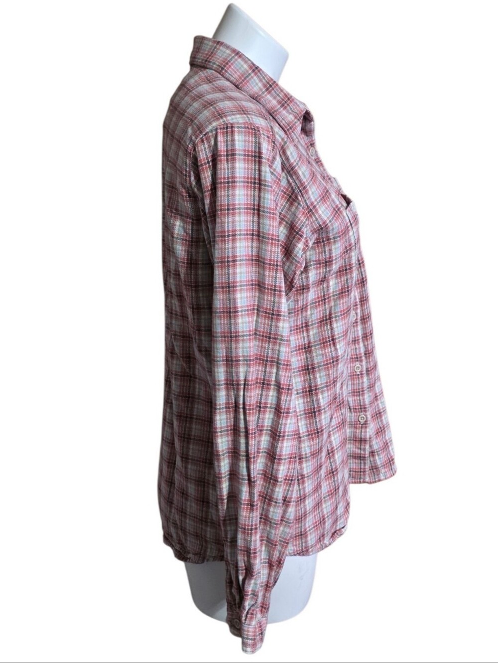 Woolrich Plaid Flannel Top Multicolor Size L - Picture 3 of 10